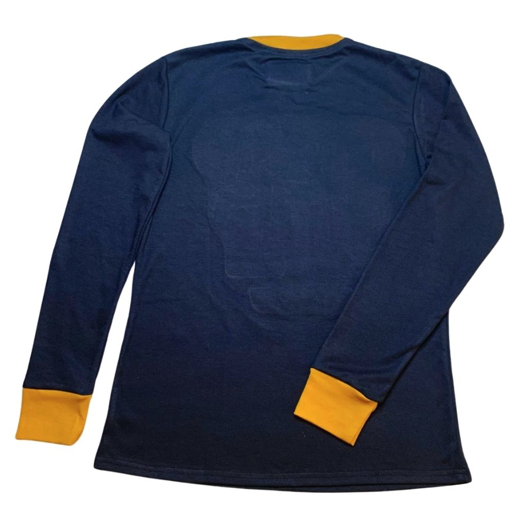 Pumas clásica, manga larga, azul y oro